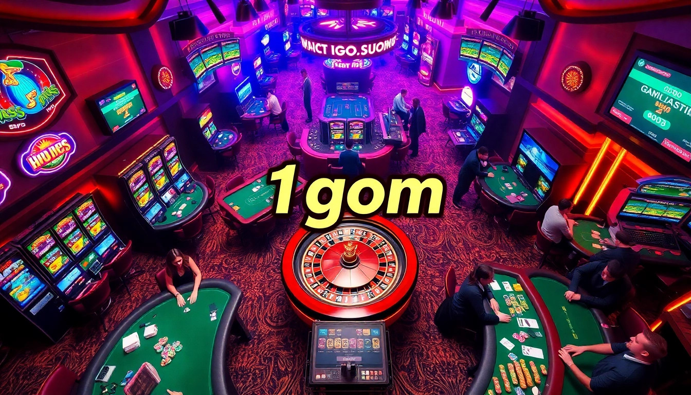 Experience the thrill of gambling at 1gom, where players engage in exciting casino games and sports betting.