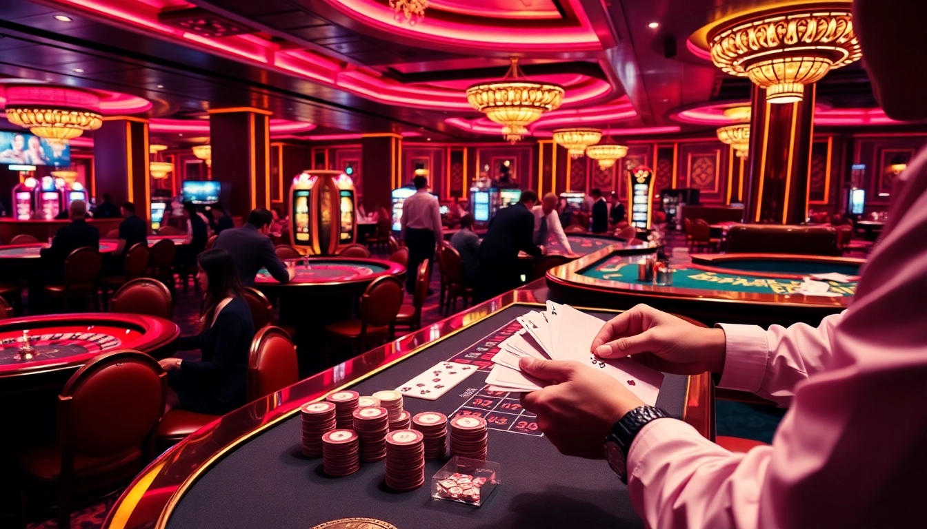 Players enjoying exciting casino games at 789f com, capturing the essence of thrilling gambling experiences.