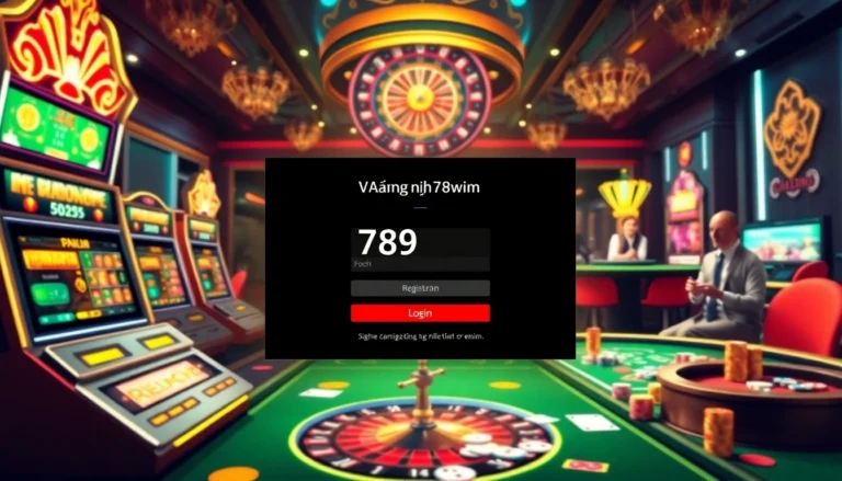 Experience the excitement of đăng nhập 789win as you dive into vibrant online casino action with roulette and slot games.